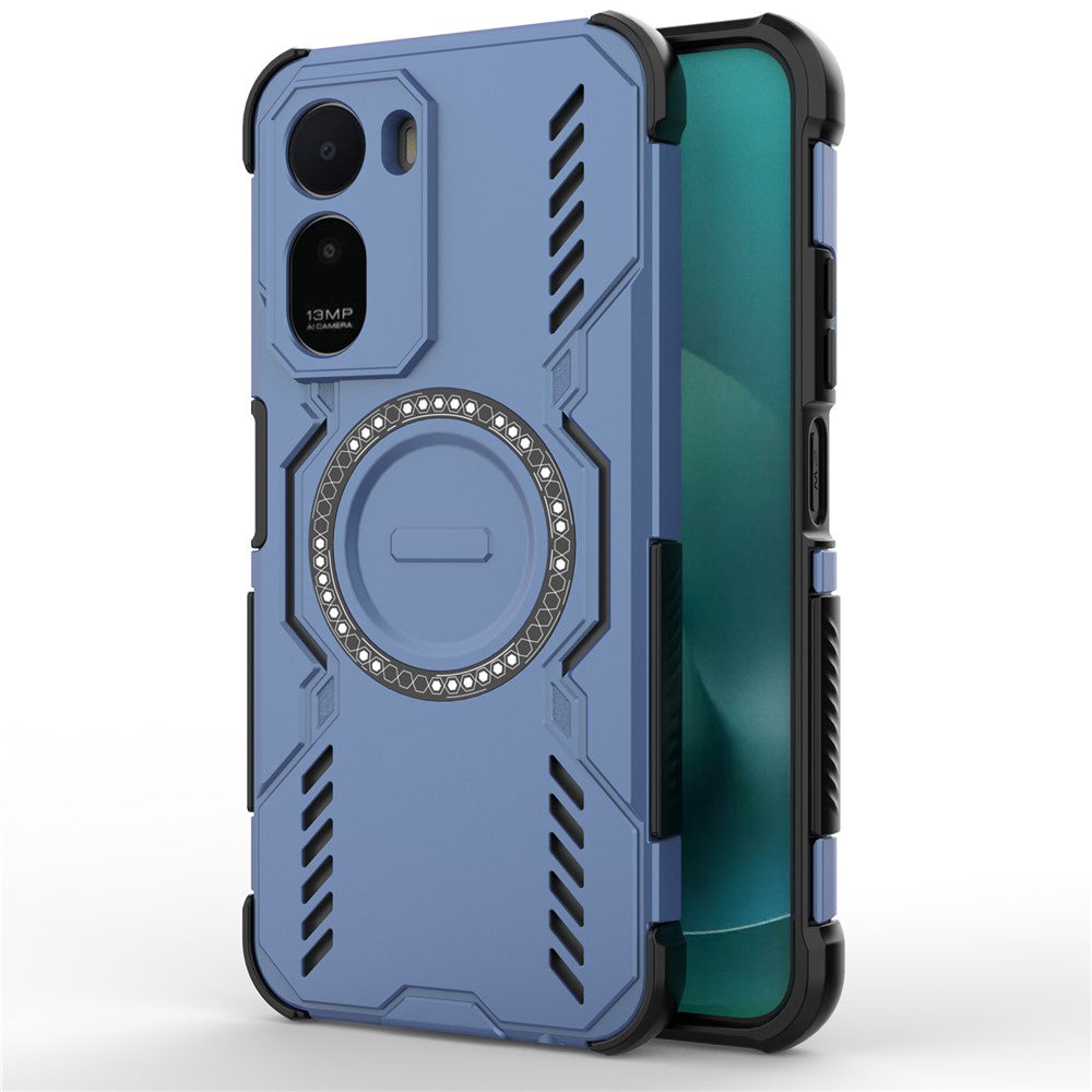 Capa MagSafe para Xiaomi Redmi A7 Pro 4G, Techsuit, ArmorMag, Azul