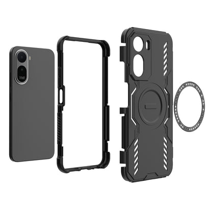 Capa MagSafe para Xiaomi Redmi A7 Pro 4G, Techsuit, ArmorMag, Azul