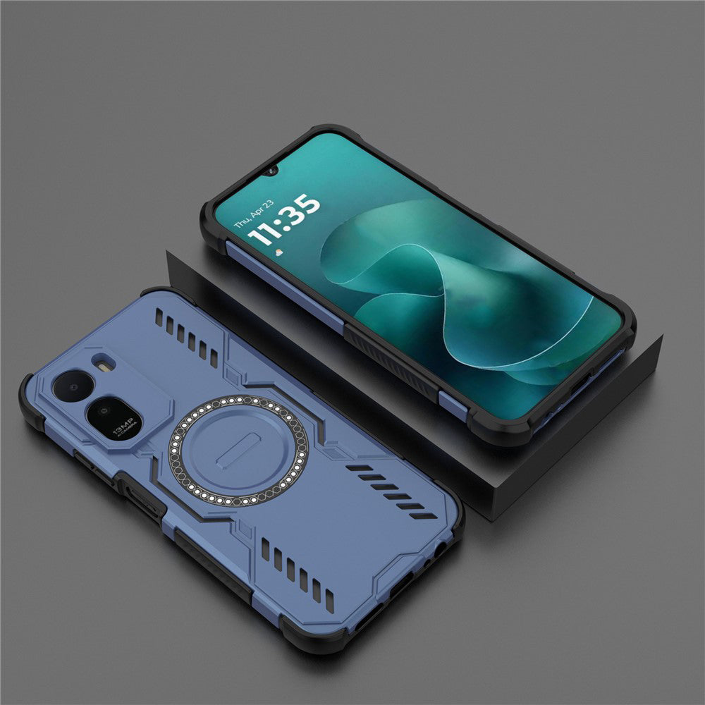 Capa MagSafe para Xiaomi Redmi A7 Pro 4G, Techsuit, ArmorMag, Azul