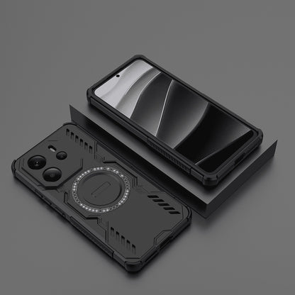 MagSafe Case for Xiaomi Redmi Note 14 4G (Regional), Techsuit, ArmorMag, Black