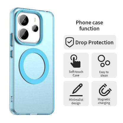 Capa MagSafe para Xiaomi Redmi Note 14 4G (Regional), Techsuit, CandyCase, Azul