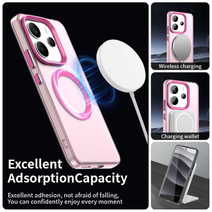 Capa MagSafe para Xiaomi Redmi Note 14 4G (Standard), Techsuit, CandyCase, Rosa
