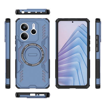 MagSafe Case for Xiaomi Redmi Note 14 5G, Techsuit, ArmorMag, Blue