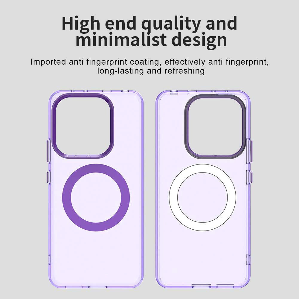 Capa MagSafe para Xiaomi Redmi Note 14 5G, Techsuit, CandyCase, Roxo