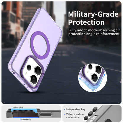 Capa MagSafe para Xiaomi Redmi Note 14 5G, Techsuit, CandyCase, Roxo