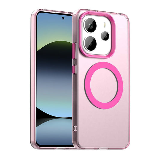 Capa MagSafe para Xiaomi Redmi Note 14 5G, Techsuit, CandyCase, Rosa
