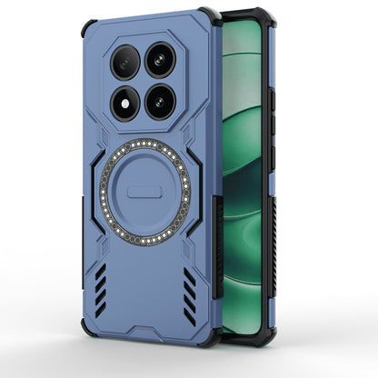 Capa MagSafe para Xiaomi Redmi Note 14 Pro 4G, Techsuit, ArmorMag, Azul