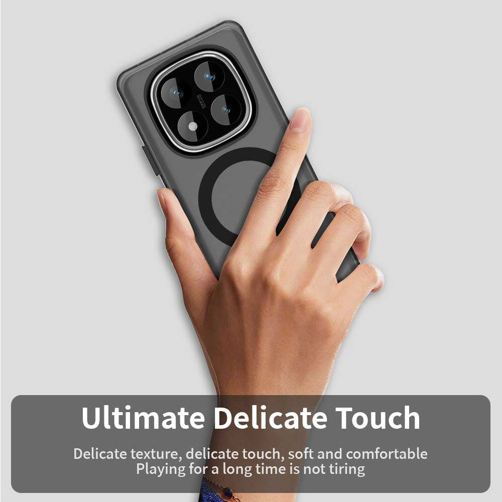 MagSafe Case for Xiaomi Redmi Note 14 Pro 4G, Techsuit, CandyCase, Black