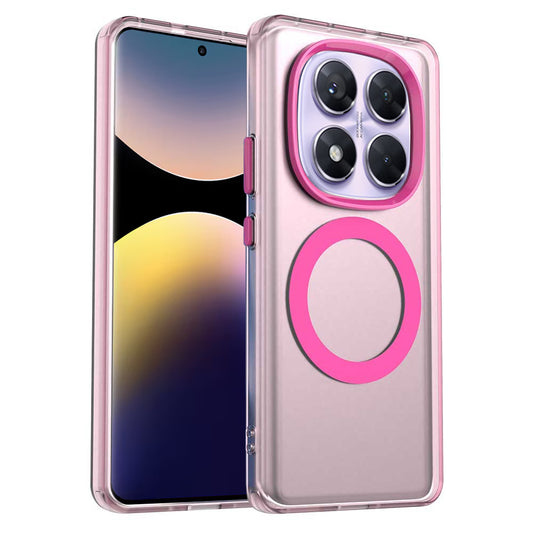 Capa MagSafe para Xiaomi Redmi Note 14 Pro 4G, Techsuit, CandyCase, Rosa