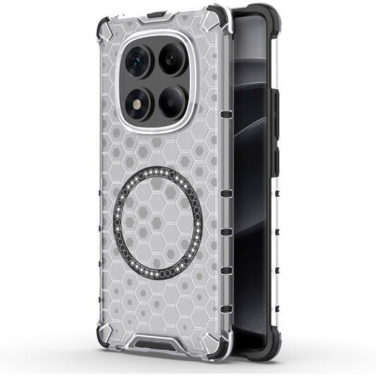 Capa MagSafe para Xiaomi Redmi Note 14 Pro 4G, Techsuit, HoneyComb Shield, Branca
