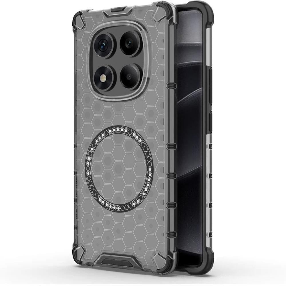 Capa MagSafe para Xiaomi Redmi Note 14 Pro 4G, Techsuit, HoneyComb Shield, Preta