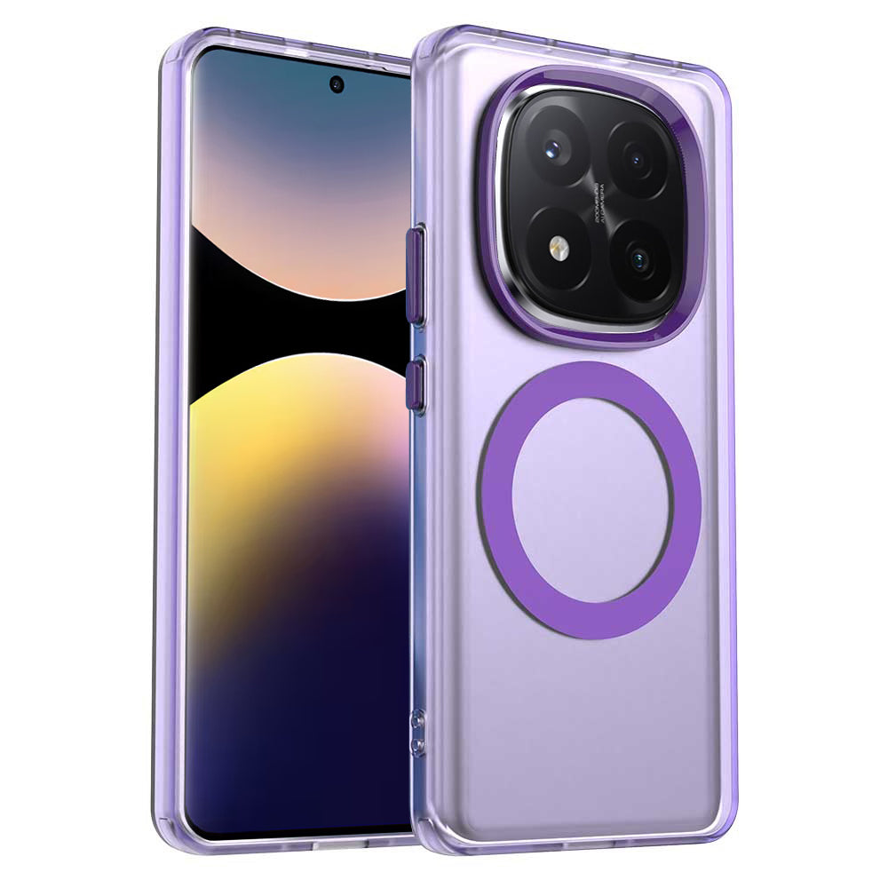 MagSafe Case for Xiaomi Redmi Note 14 Pro+ 5G, Techsuit, CandyCase, Purple