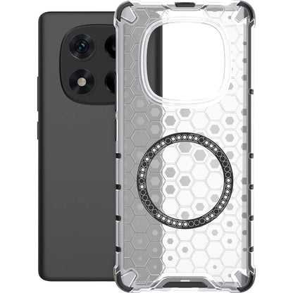Capa MagSafe para Xiaomi Redmi Note 14 Pro+ 5G, Techsuit, HoneyComb Shield, Branca