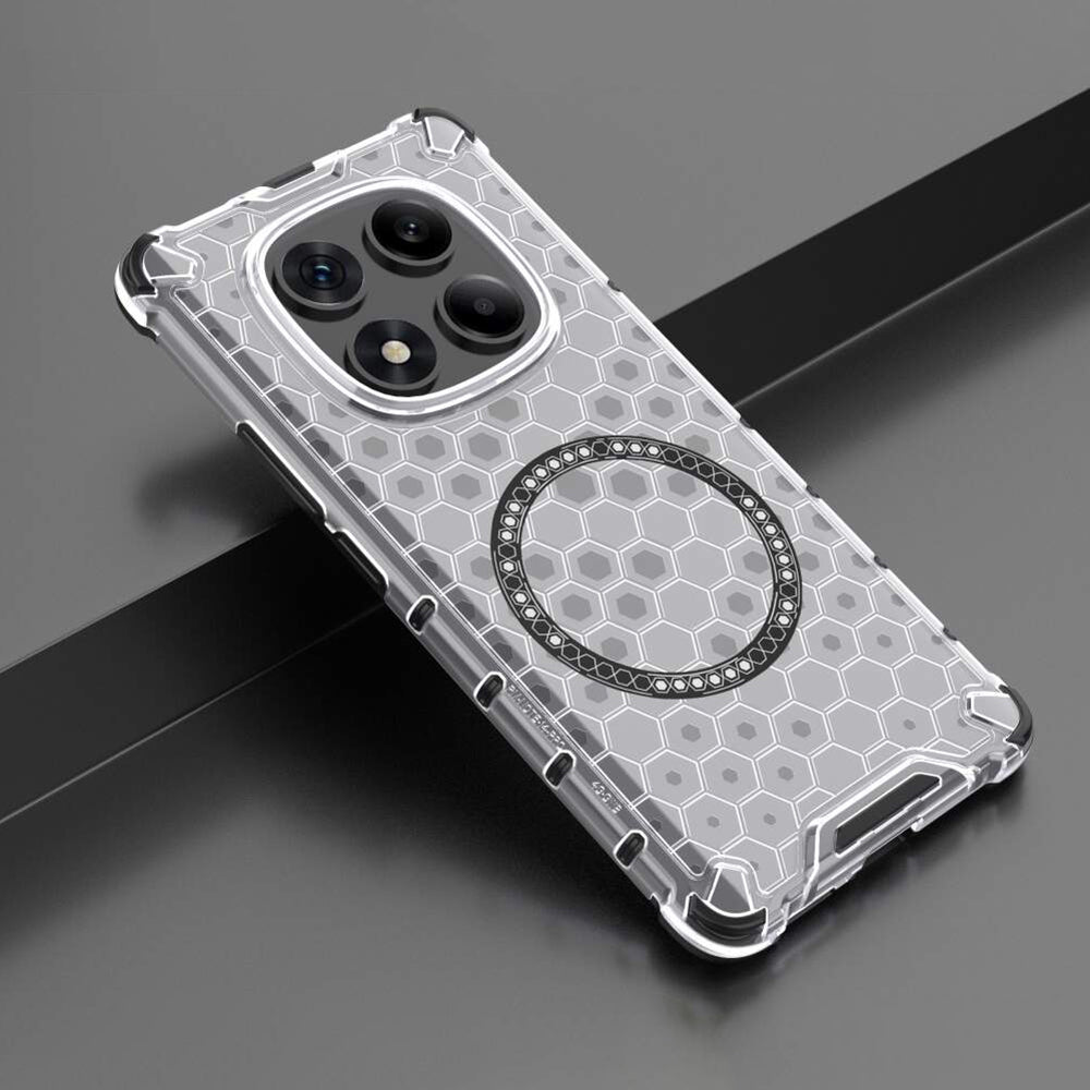 Capa MagSafe para Xiaomi Redmi Note 14 Pro+ 5G, Techsuit, HoneyComb Shield, Branca