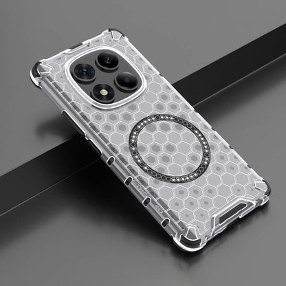 Capa MagSafe para Xiaomi Redmi Note 14 Pro+ 5G, Techsuit, HoneyComb Shield, Branca