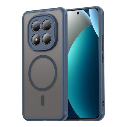 Capa MagSafe para Xiaomi Redmi Note 15 Pro 4G, Techsuit, HaloFrost II, Azul-marinho