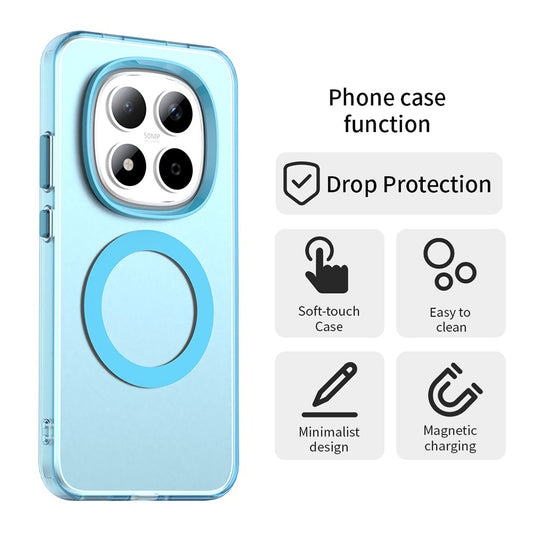 MagSafe Case for Xiaomi Redmi Note 15 Pro 5G, Techsuit, CandyCase, Blue