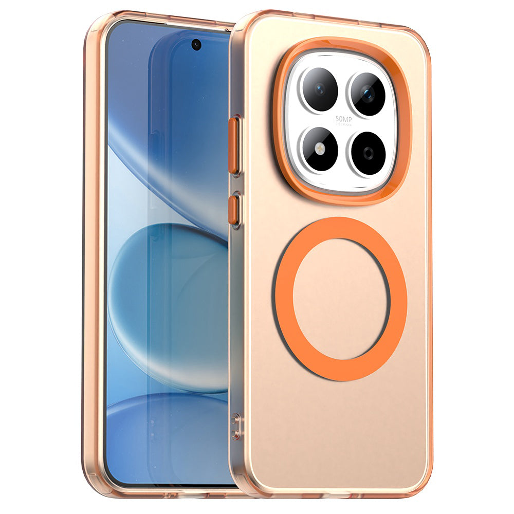Capa MagSafe para Xiaomi Redmi Note 15 Pro 5G, Techsuit, CandyCase, Laranja