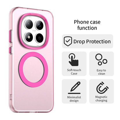 Capa MagSafe para Xiaomi Redmi Note 15 Pro 5G, Techsuit, CandyCase, Rosa