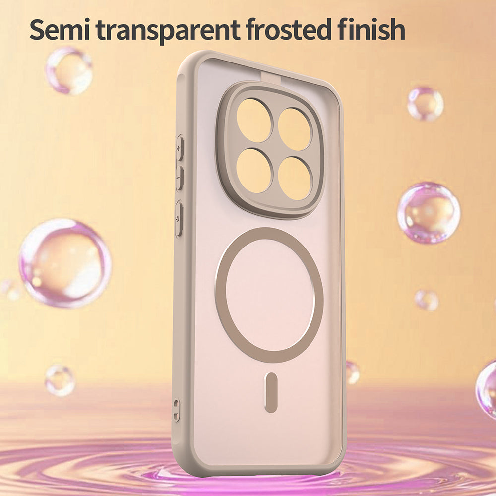Capa MagSafe para Xiaomi Redmi Note 15 Pro 5G, Techsuit, HaloFrost II, Dourada