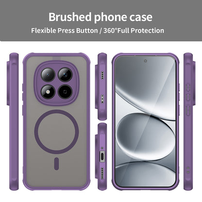 Capa MagSafe para Xiaomi Redmi Note 15 Pro 5G, Techsuit, HaloFrost II, Roxo