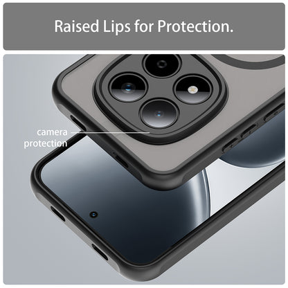 Capa MagSafe para Xiaomi Redmi Note 15 Pro 5G, Techsuit, HaloFrost II, Preta
