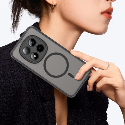 Capa MagSafe para Xiaomi Redmi Note 15 Pro 5G, Techsuit, HaloFrost II, Preta