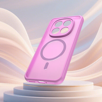 Capa MagSafe para Xiaomi Redmi Note 15 Pro 5G, Techsuit, HaloFrost II, Rosa