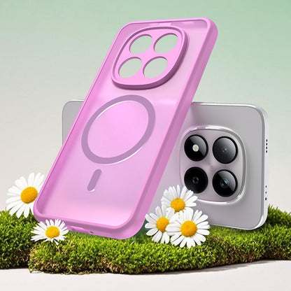 Capa MagSafe para Xiaomi Redmi Note 15 Pro 5G, Techsuit, HaloFrost II, Rosa