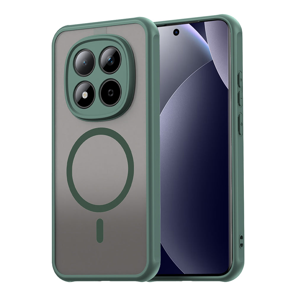 Capa MagSafe para Xiaomi Redmi Note 15 Pro 5G, Techsuit, HaloFrost II, Verde