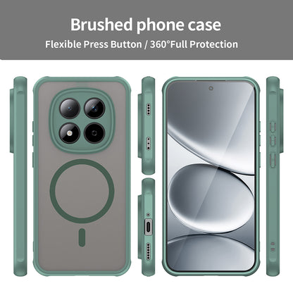 Capa MagSafe para Xiaomi Redmi Note 15 Pro 5G, Techsuit, HaloFrost II, Verde