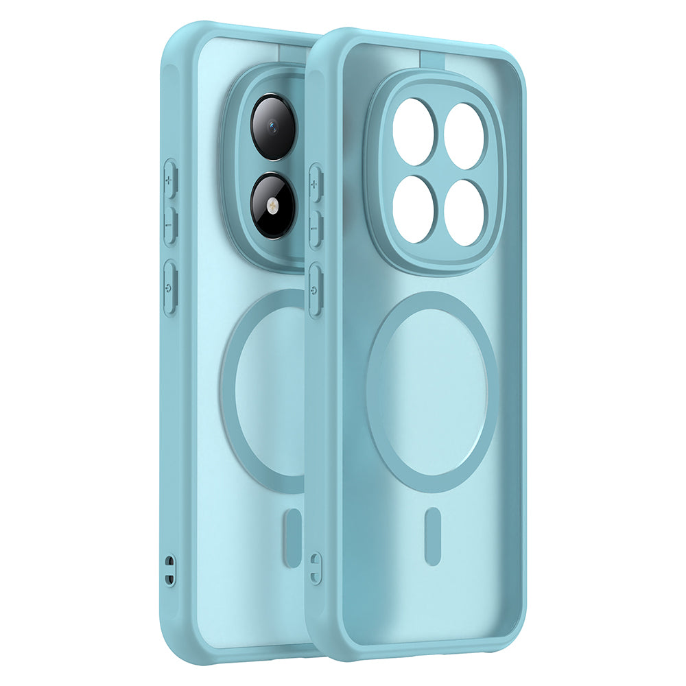 Capa MagSafe para Xiaomi Redmi Note 15 Pro 5G, Techsuit, HaloFrost II, Verde Claro