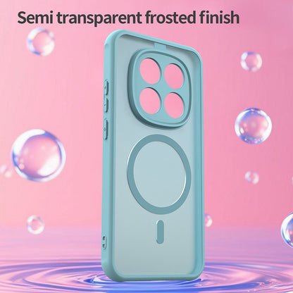 Capa MagSafe para Xiaomi Redmi Note 15 Pro 5G, Techsuit, HaloFrost II, Verde Claro