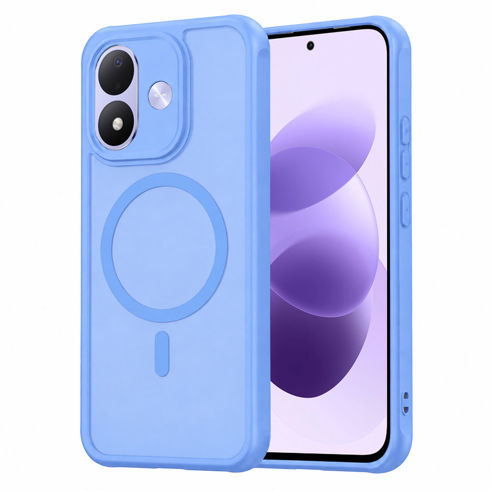 Capa MagSafe para Xiaomi Redmi Note 17 4G / Note 17 5G, Techsuit, HaloFrost II, Azul