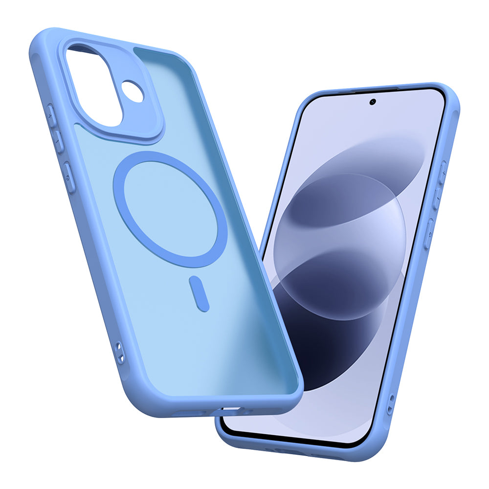 Capa MagSafe para Xiaomi Redmi Note 17 4G / Note 17 5G, Techsuit, HaloFrost II, Azul
