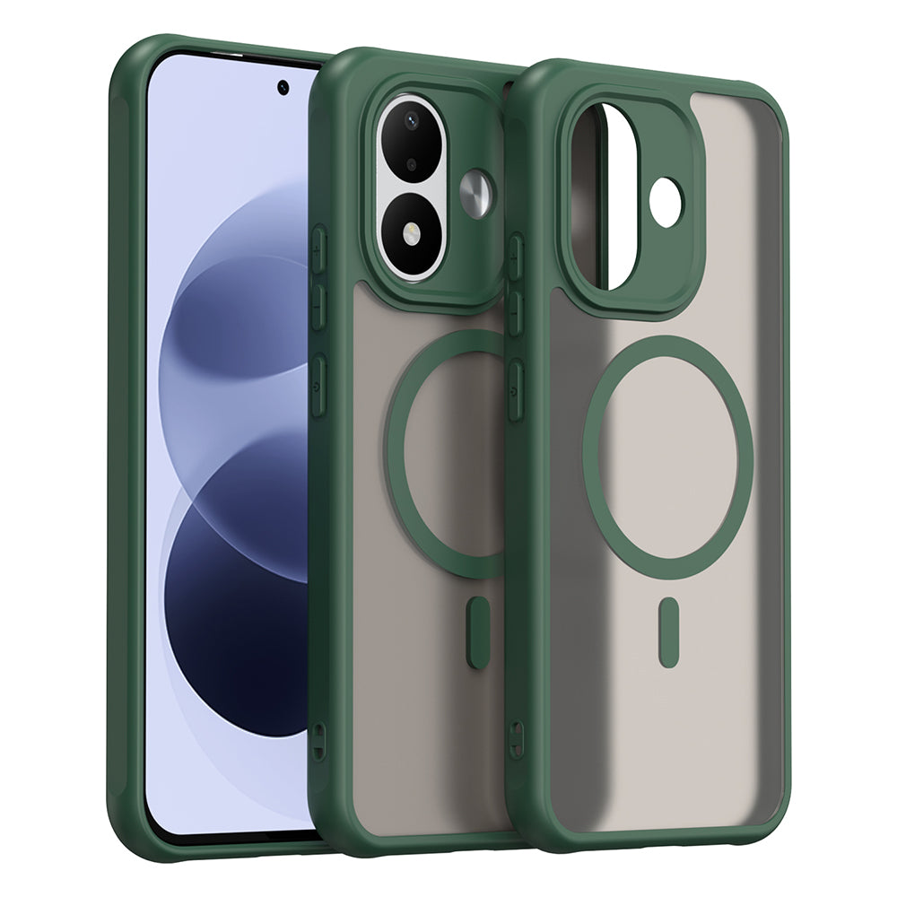 Capa MagSafe para Xiaomi Redmi Note 17 4G / Note 17 5G, Techsuit, HaloFrost II, Verde