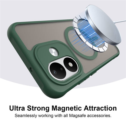 Capa MagSafe para Xiaomi Redmi Note 17 4G / Note 17 5G, Techsuit, HaloFrost II, Verde
