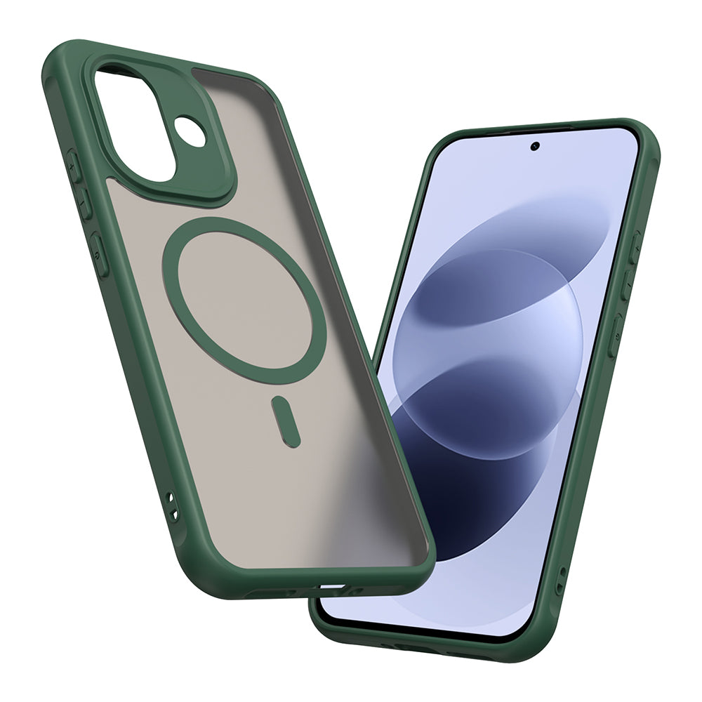Capa MagSafe para Xiaomi Redmi Note 17 4G / Note 17 5G, Techsuit, HaloFrost II, Verde