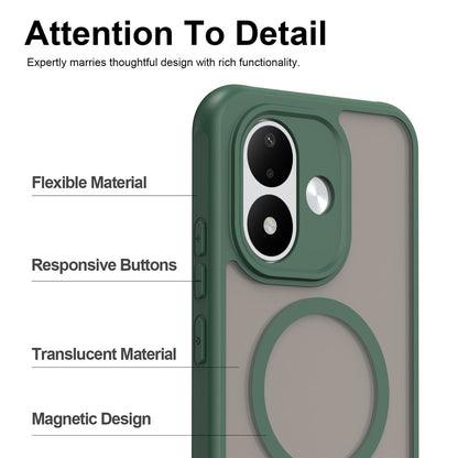 Capa MagSafe para Xiaomi Redmi Note 17 4G / Note 17 5G, Techsuit, HaloFrost II, Verde