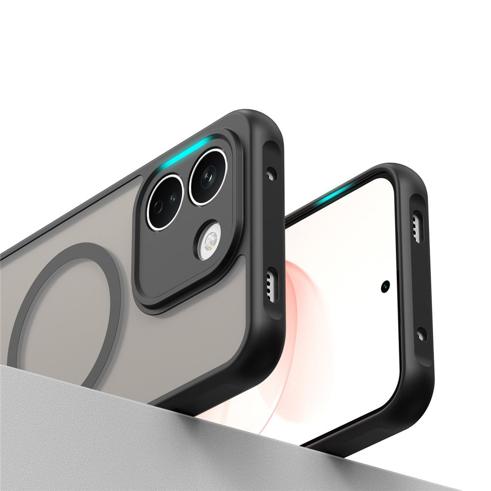 Capa MagSafe para Xiaomi Redmi Note 17 Pro Max, Techsuit, HaloFrost II, Preta