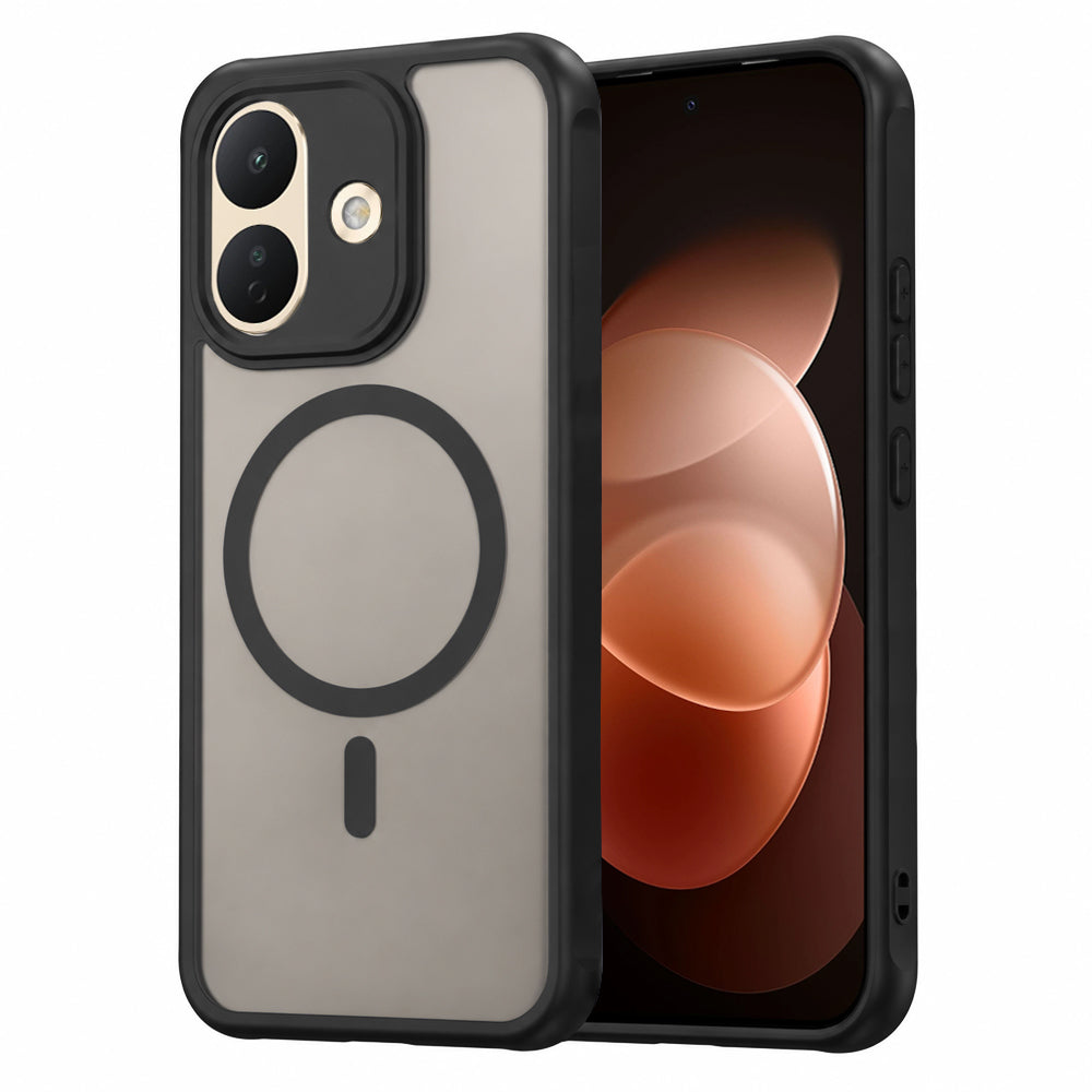 Capa MagSafe para Xiaomi Redmi Note 17 Pro, Techsuit, HaloFrost II, Preta