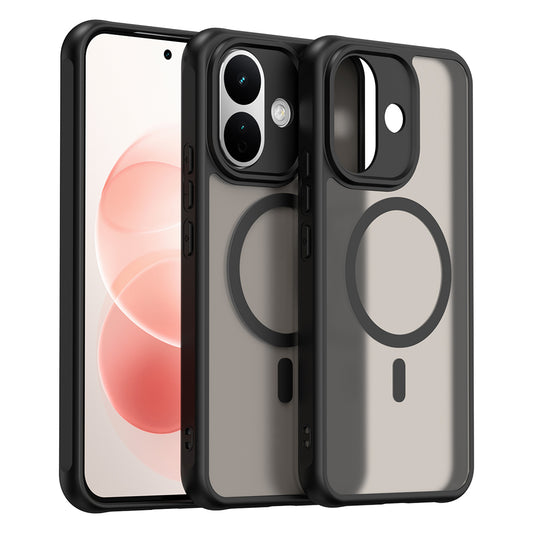 Capa MagSafe para Xiaomi Redmi Note 17 Pro, Techsuit, HaloFrost II, Preta