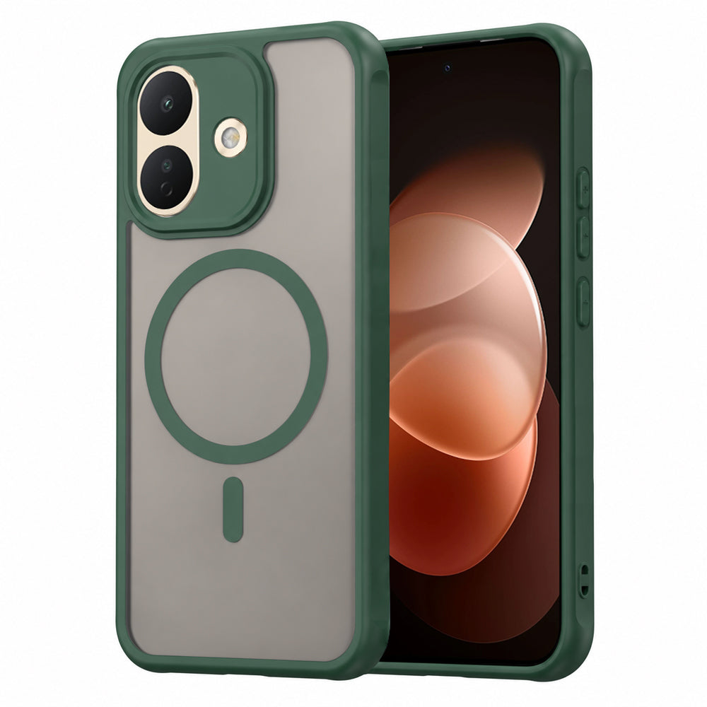 Capa MagSafe para Xiaomi Redmi Note 17 Pro, Techsuit, HaloFrost II, Verde