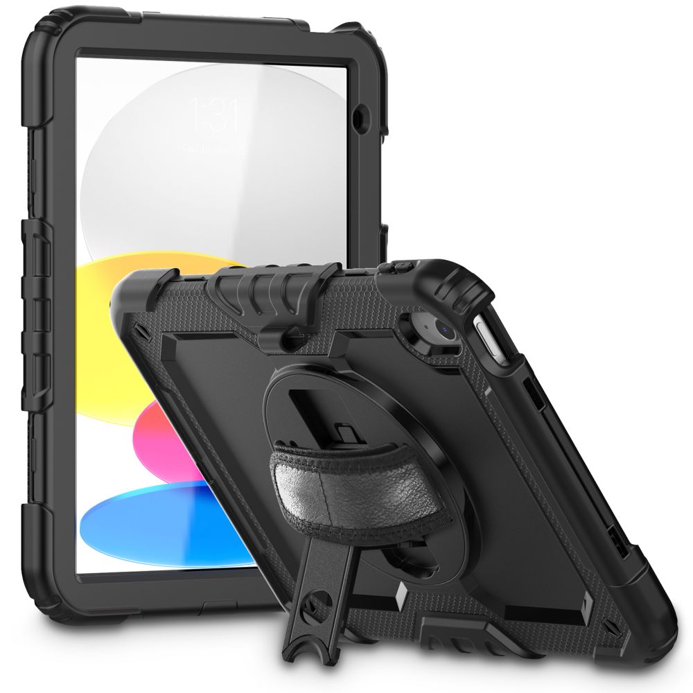 Husa pentru  Apple iPad (2025) / (2022), Tech-Protect, Solid360, Neagra