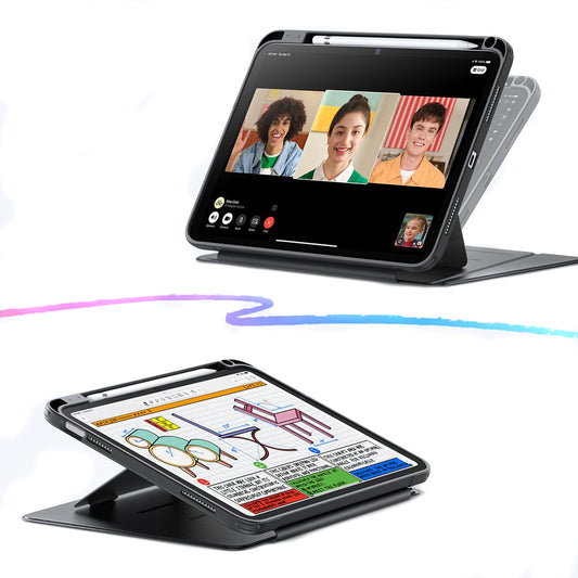 Capa para Apple iPad Air 11 (2025) / Air 11 (2024) / Air (2022) / Air (2020), ESR, Flip Hybrid, Preta