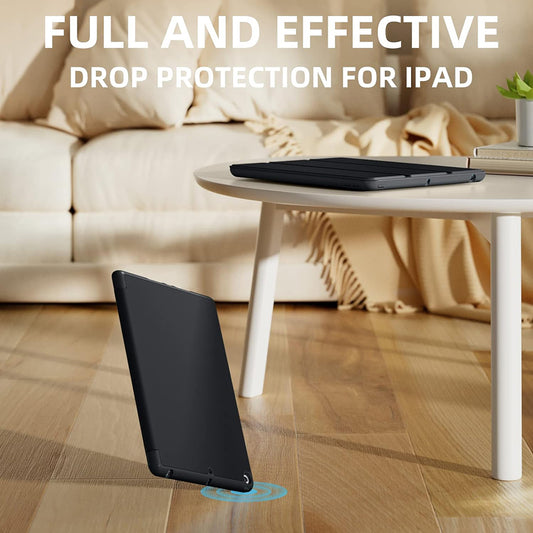 Capa para Apple iPad 10.2 (2021) / 10.2 (2020) / 10.2 (2019), Techsuit, Flex Trifold, Preta