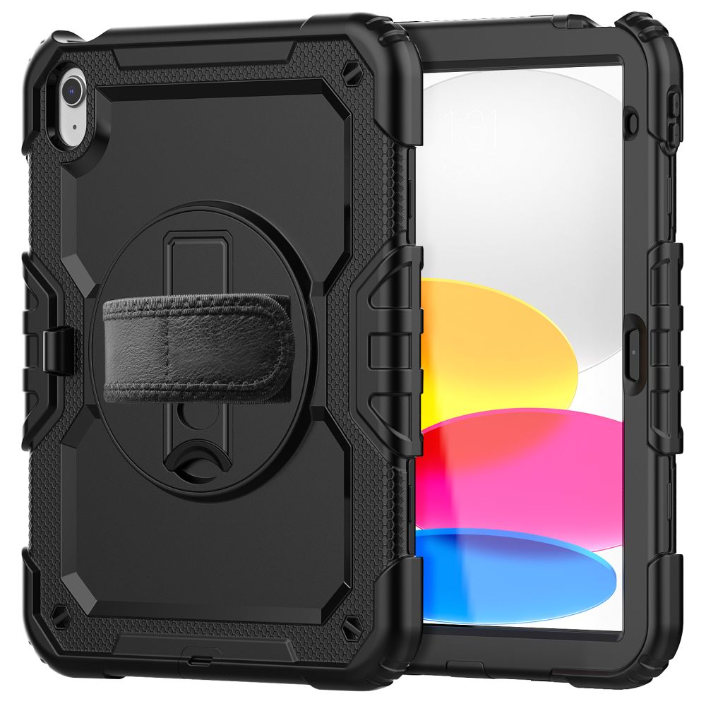 Husa pentru  Apple iPad (2025) / (2022), Tech-Protect, Solid360, Neagra