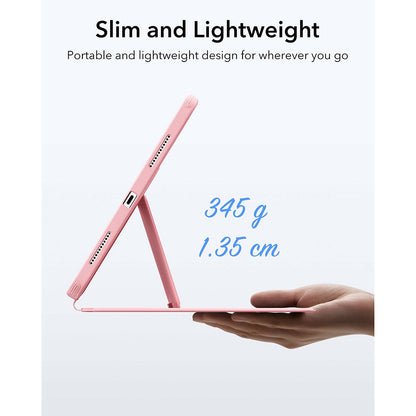 Capa para Apple iPad (2025) / (2022), ESR, Flip Hybrid, Rosa
