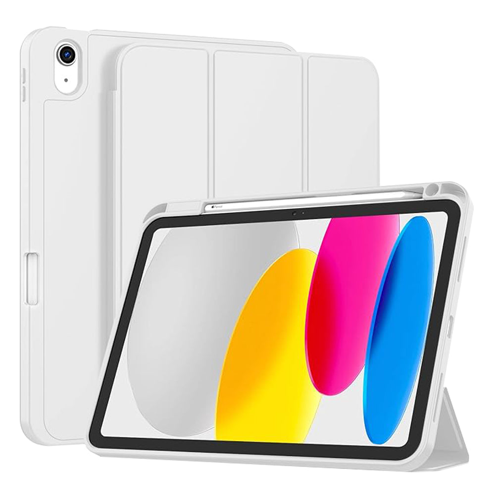 Capa para Apple iPad (2025) / (2022), Techsuit, Flex Trifold, Cinzento