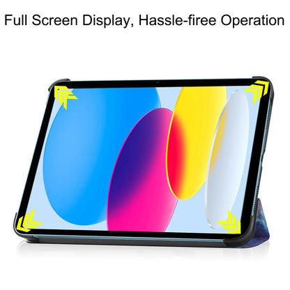 Capa para Apple iPad (2025) / (2022), Techsuit, FoldPro Butterfly, Multicolor